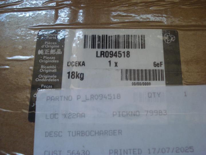 Lr094518 Twin Turbo Jaguar